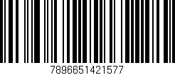 Código de barras (EAN, GTIN, SKU, ISBN): '7896651421577'