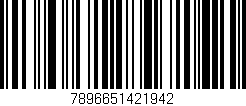 Código de barras (EAN, GTIN, SKU, ISBN): '7896651421942'