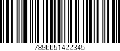 Código de barras (EAN, GTIN, SKU, ISBN): '7896651422345'