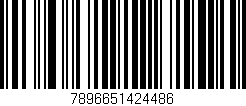 Código de barras (EAN, GTIN, SKU, ISBN): '7896651424486'
