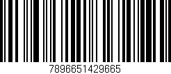 Código de barras (EAN, GTIN, SKU, ISBN): '7896651429665'