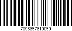 Código de barras (EAN, GTIN, SKU, ISBN): '7896657610050'
