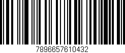 Código de barras (EAN, GTIN, SKU, ISBN): '7896657610432'