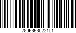 Código de barras (EAN, GTIN, SKU, ISBN): '7896658023101'
