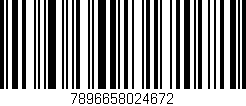 Código de barras (EAN, GTIN, SKU, ISBN): '7896658024672'