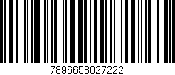 Código de barras (EAN, GTIN, SKU, ISBN): '7896658027222'