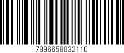 Código de barras (EAN, GTIN, SKU, ISBN): '7896658032110'
