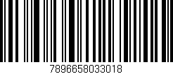 Código de barras (EAN, GTIN, SKU, ISBN): '7896658033018'