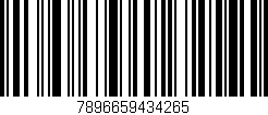 Código de barras (EAN, GTIN, SKU, ISBN): '7896659434265'
