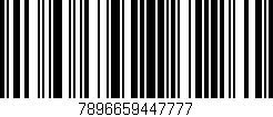 Código de barras (EAN, GTIN, SKU, ISBN): '7896659447777'