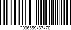 Código de barras (EAN, GTIN, SKU, ISBN): '7896659467478'