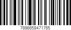 Código de barras (EAN, GTIN, SKU, ISBN): '7896659471765'