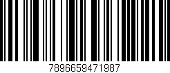 Código de barras (EAN, GTIN, SKU, ISBN): '7896659471987'