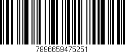 Código de barras (EAN, GTIN, SKU, ISBN): '7896659475251'