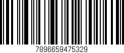 Código de barras (EAN, GTIN, SKU, ISBN): '7896659475329'