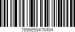 Código de barras (EAN, GTIN, SKU, ISBN): '7896659476494'