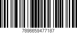 Código de barras (EAN, GTIN, SKU, ISBN): '7896659477187'