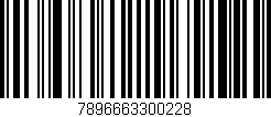 Código de barras (EAN, GTIN, SKU, ISBN): '7896663300228'