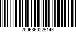 Código de barras (EAN, GTIN, SKU, ISBN): '7896663325146'