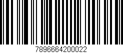 Código de barras (EAN, GTIN, SKU, ISBN): '7896664200022'