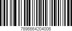 Código de barras (EAN, GTIN, SKU, ISBN): '7896664204006'
