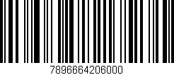 Código de barras (EAN, GTIN, SKU, ISBN): '7896664206000'