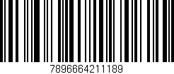 Código de barras (EAN, GTIN, SKU, ISBN): '7896664211189'