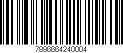 Código de barras (EAN, GTIN, SKU, ISBN): '7896664240004'