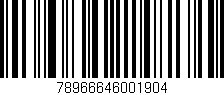 Código de barras (EAN, GTIN, SKU, ISBN): '78966646001904'