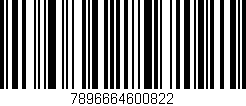 Código de barras (EAN, GTIN, SKU, ISBN): '7896664600822'