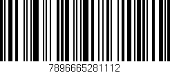 Código de barras (EAN, GTIN, SKU, ISBN): '7896665281112'