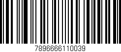 Código de barras (EAN, GTIN, SKU, ISBN): '7896666110039'