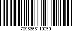Código de barras (EAN, GTIN, SKU, ISBN): '7896666110350'