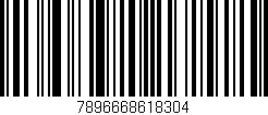 Código de barras (EAN, GTIN, SKU, ISBN): '7896668618304'
