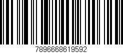 Código de barras (EAN, GTIN, SKU, ISBN): '7896668619592'