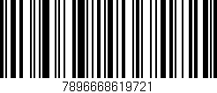 Código de barras (EAN, GTIN, SKU, ISBN): '7896668619721'