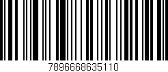 Código de barras (EAN, GTIN, SKU, ISBN): '7896668635110'