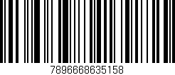 Código de barras (EAN, GTIN, SKU, ISBN): '7896668635158'