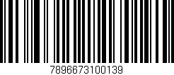 Código de barras (EAN, GTIN, SKU, ISBN): '7896673100139'