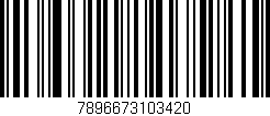 Código de barras (EAN, GTIN, SKU, ISBN): '7896673103420'