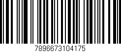 Código de barras (EAN, GTIN, SKU, ISBN): '7896673104175'
