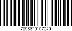 Código de barras (EAN, GTIN, SKU, ISBN): '7896673107343'