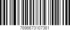 Código de barras (EAN, GTIN, SKU, ISBN): '7896673107381'