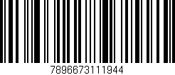 Código de barras (EAN, GTIN, SKU, ISBN): '7896673111944'