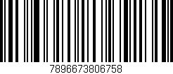 Código de barras (EAN, GTIN, SKU, ISBN): '7896673806758'