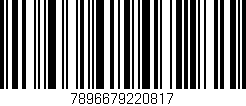 Código de barras (EAN, GTIN, SKU, ISBN): '7896679220817'