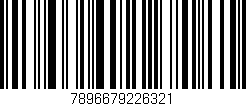 Código de barras (EAN, GTIN, SKU, ISBN): '7896679226321'