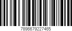 Código de barras (EAN, GTIN, SKU, ISBN): '7896679227465'