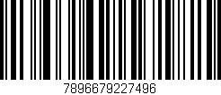 Código de barras (EAN, GTIN, SKU, ISBN): '7896679227496'