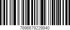 Código de barras (EAN, GTIN, SKU, ISBN): '7896679229940'